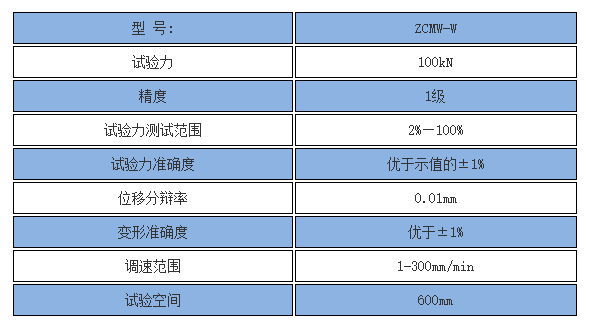 人造板萬能試驗機(jī)10噸參數(shù)